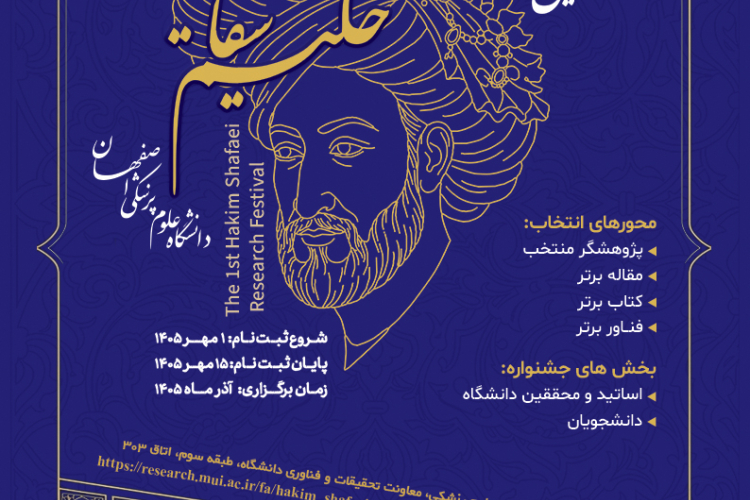 اولین جشنواره پژوهشی حکیم شفایی 