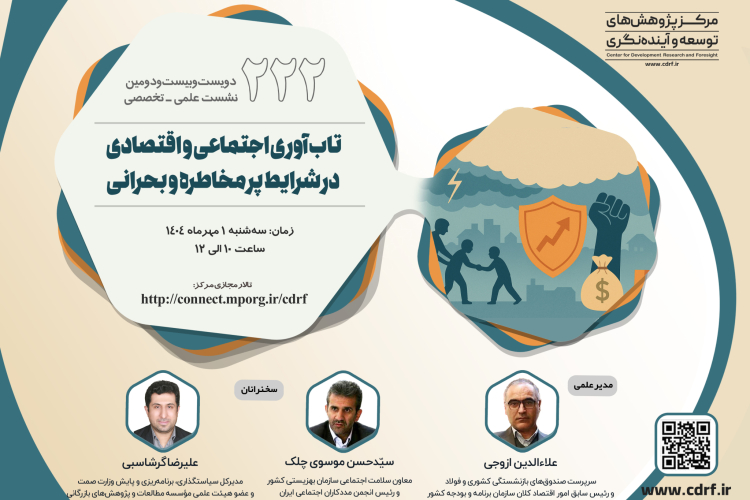 Social and Economic Resilience in Crisis Situations